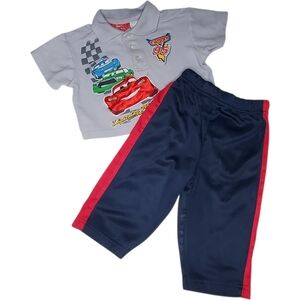 Disney Pixar Cars Lightning McQueen 95 2-Piece Outfit Set 12M